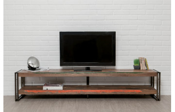 Meuble TV en bois recyclé DELORM