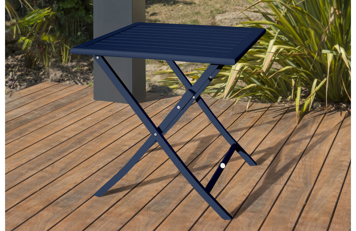 Table basse design de jardin en aluminium - Marius