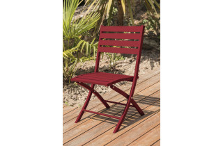 Chaise pliante de salon, cuisine ou jardin - Garden paradise - Dahlia -  Pylones