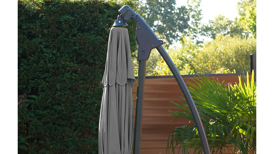 Parasol de jardin déporté inclinable 3m Malaga DCB Garden