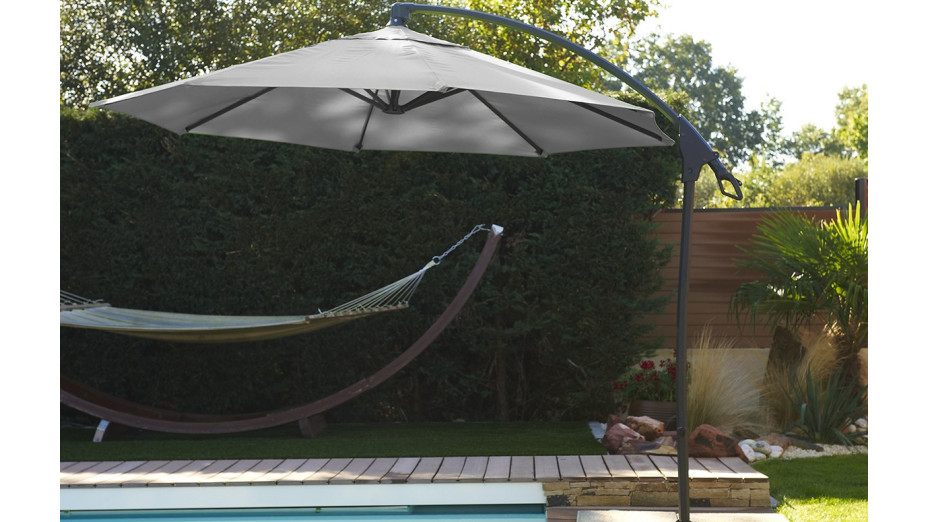 Parasol de jardin déporté inclinable 3m Malaga DCB Garden