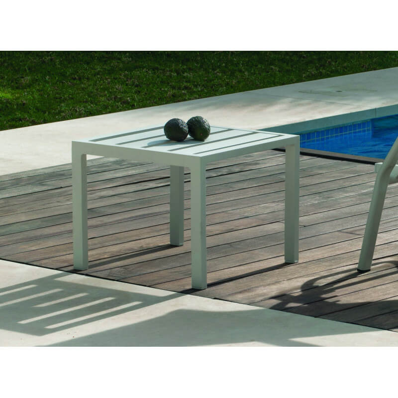 Table basse de piscine aluminium empilable 1091