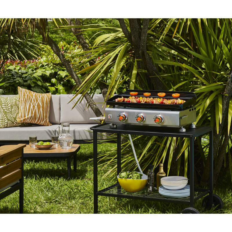 Chariots et dessertes pour barbecues et planchas : Barbecues et planchas et  mobilier - botanic®