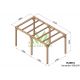 Pergola autoportée en bois 5x3M SANTANDER - Maderland