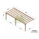 Pergola adossée en bois 9x4M SEVILLA - Maderland