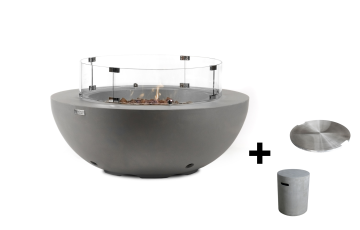 Table brasero gaz extérieur Lunar Bowl avec full option – Elementi France