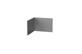 Crédence pour cuisine d'extérieur Le Marquier angle - Inox