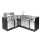 Cuisine extérieure Char-Broil Ultimate Eckmodul en inox