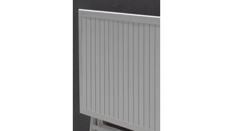 Table de jardin pliante MARIUS (140x80 cm) en aluminium - GRIS