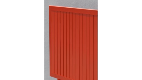 Guéridon de jardin pliant MARIUS (70x70 cm) en aluminium - ORANGE