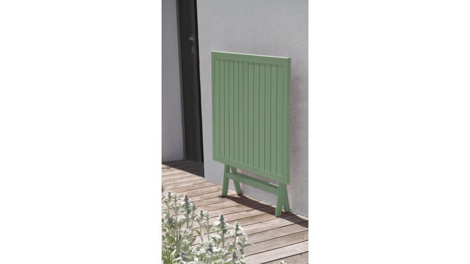 Lot composé d'une table de jardin MARIUS-TB70-LAGUNE pliante et de 2 chaises MARIUS-CP-LAGUNE pliantes