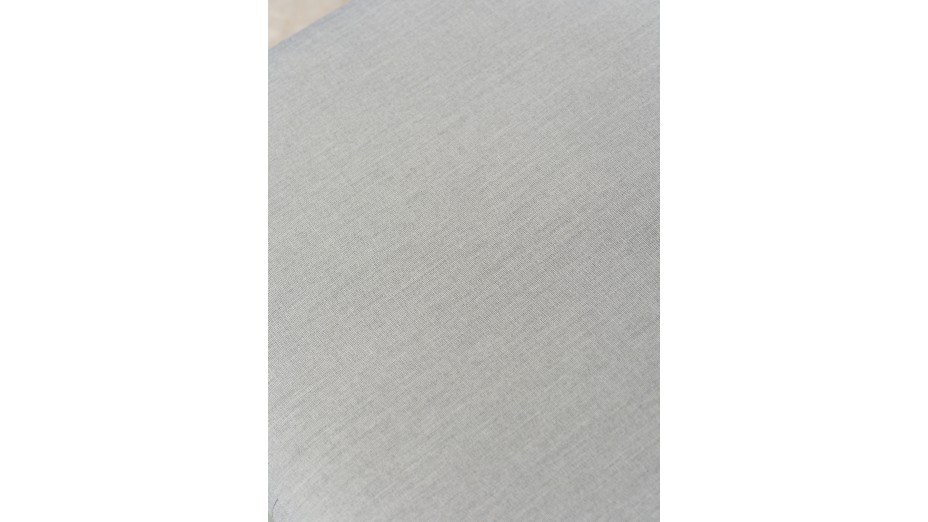 Salon de jardin d'angle IRUN 6 places en corde tissée et aluminium - GRIS