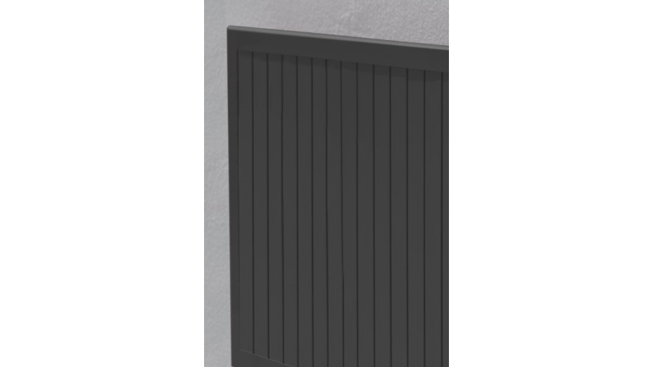 Table de jardin pliante MARIUS (140x80 cm) en aluminium - GRIS ANTHRACITE