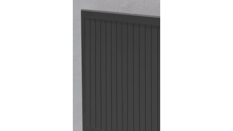 Guéridon de jardin pliant MARIUS (70x70 cm) en aluminium - GRIS ANTHRACITE