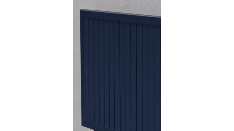 Guéridon de jardin pliant MARIUS (70x70 cm) en aluminium - BLEU NUIT