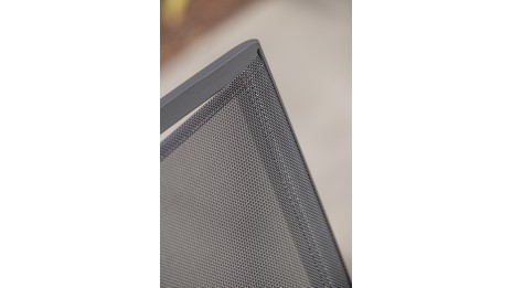 Lot composé d'une table de jardin STOCKHOLM-TB300-ALU avec rallonge et de 8 chaises STOCKHOLM-CH empilables
