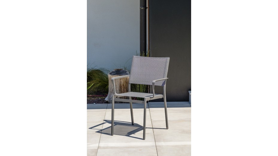 Lot composé de 2 fauteuils de jardin STOCKHOLM-FT empilables