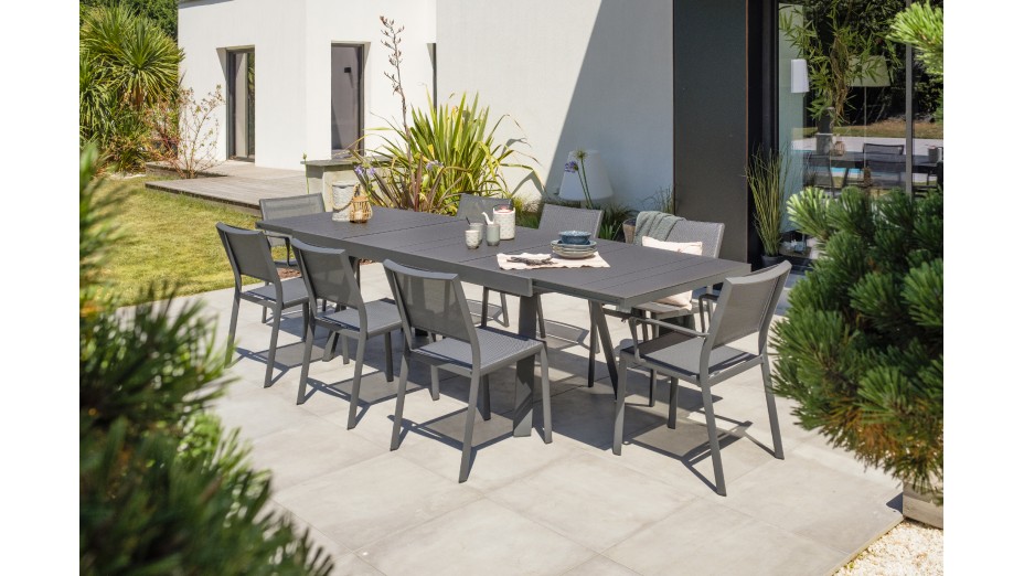 Lot composé de 2 fauteuils de jardin STOCKHOLM-FT empilables