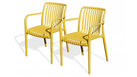 Lot composé de 2 fauteuils...
