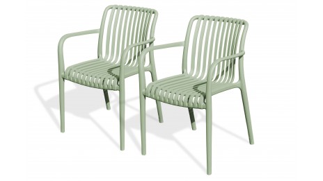 Lot composé de 2 fauteuils...