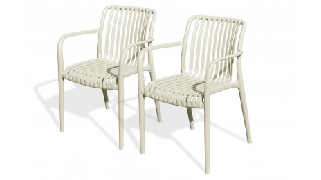Lot composé de 2 fauteuils...
