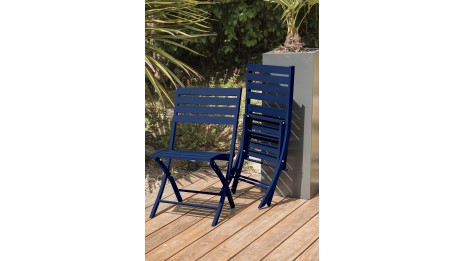 Lot composé de 2 chaises de...