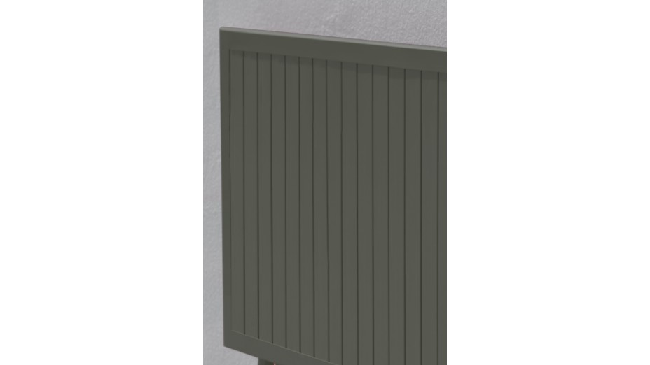 Guéridon de jardin pliant MARIUS (70x70 cm) en aluminium - VERT KAKI