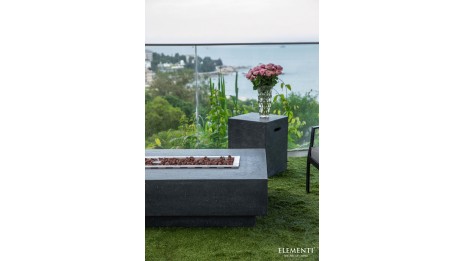 Set Brasero toutes options Hampton gris foncé