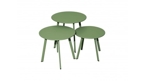 Table basse Massaï ronde 40 cm