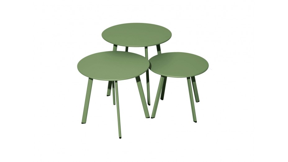 Table basse Massaï ronde 45 cm