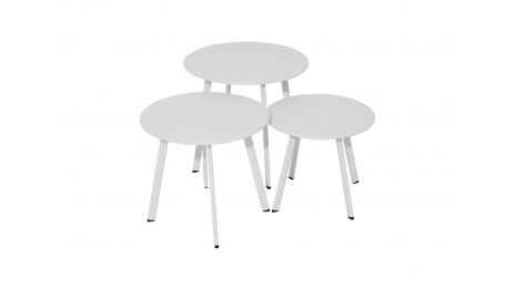 Table basse Massaï ronde 45 cm