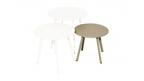 Table basse Massaï ronde 50 cm