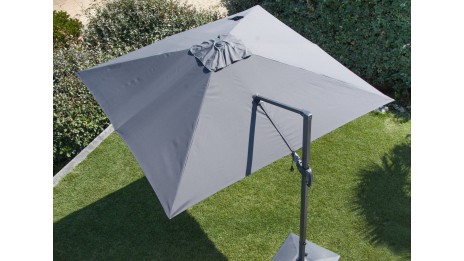 Toile pour parasol déporté 3 x 3 m orientable