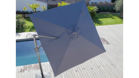 Toile pour parasol déporté 3 x 3 m orientable