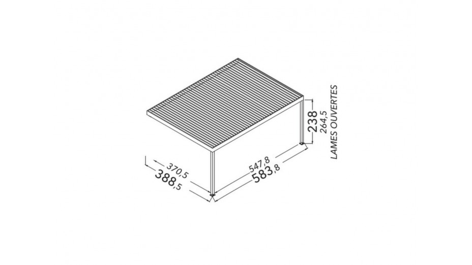 SUMMER ADO 6x4 LED RGB Gris