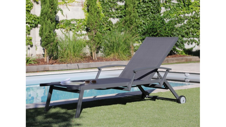 Bain de soleil Florence avec accoudoirs