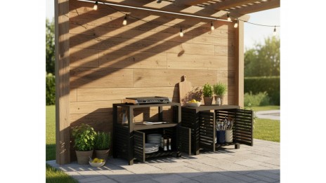 Buffet de jardin bas