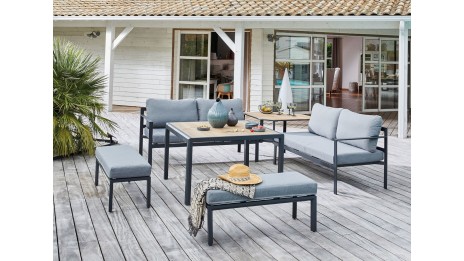 Set de jardin d'angle Royan IV