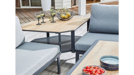 Set de jardin d'angle Royan IV