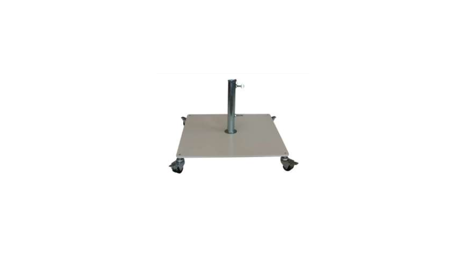 Pieds de parasol RUOTE ART 356 – Jeu x4 roulettes avec frein