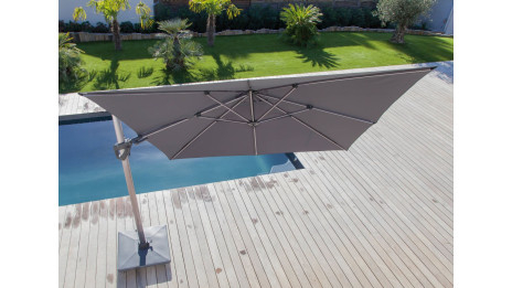 Parasol déporté NH 3 x 3 m orientable