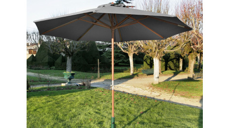 Parasol de jardin bois Ø 300 cm