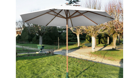 Parasol de jardin bois Ø 300 cm