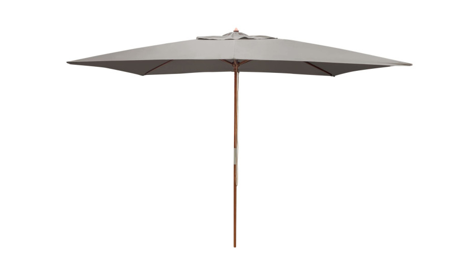 Parasol de jardin bois 3 x 2 m