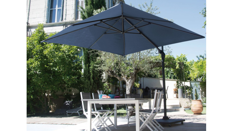 Parasol déporté Roma 3 x 3 m