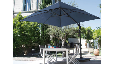 Parasol déporté Roma 3 x 3 m