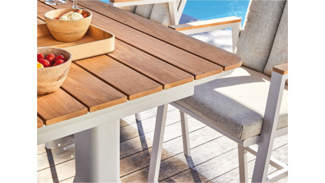 Table haute Leather
