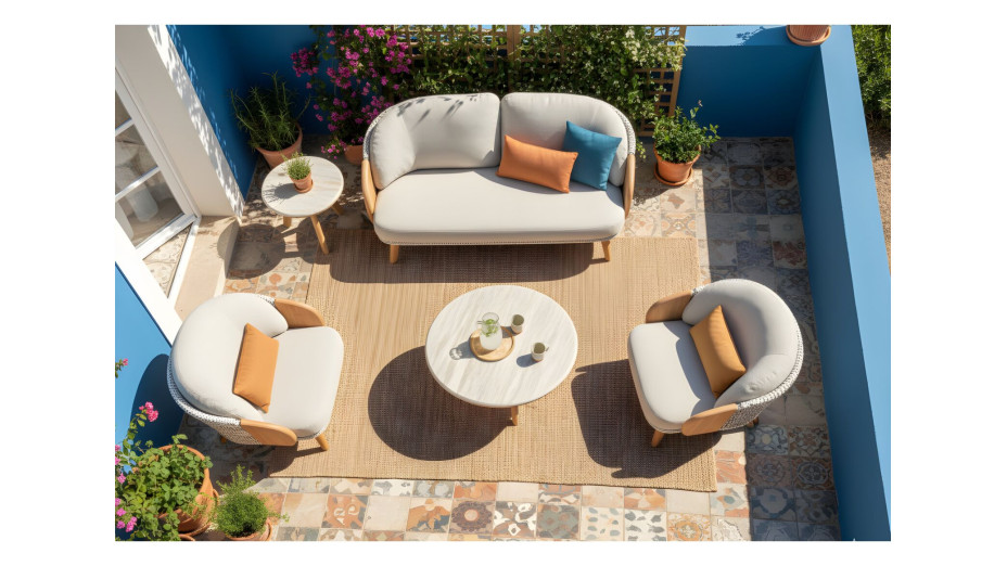Fauteuil lounge Ibiscus