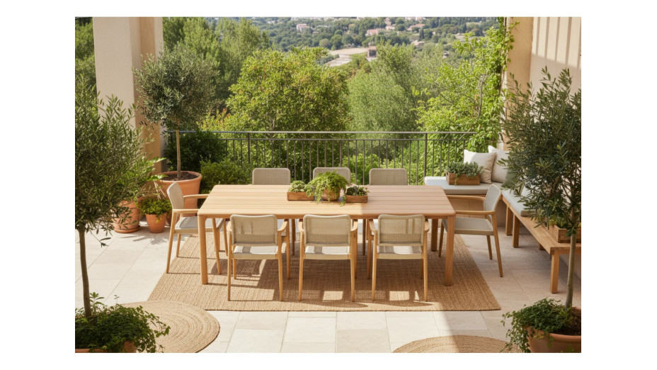 Table rectangulaire Ecrins 300 cm