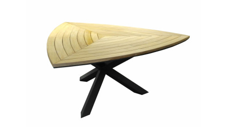 Table triangle Ferrone 170 cm